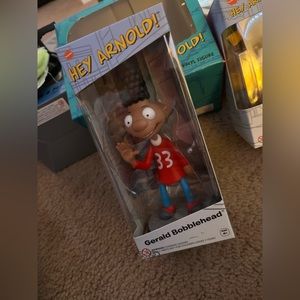 👋🏼 Culture Fly Nick Box Hey Arnold Gerald Bobblehead Nickelodeon NIB sealed